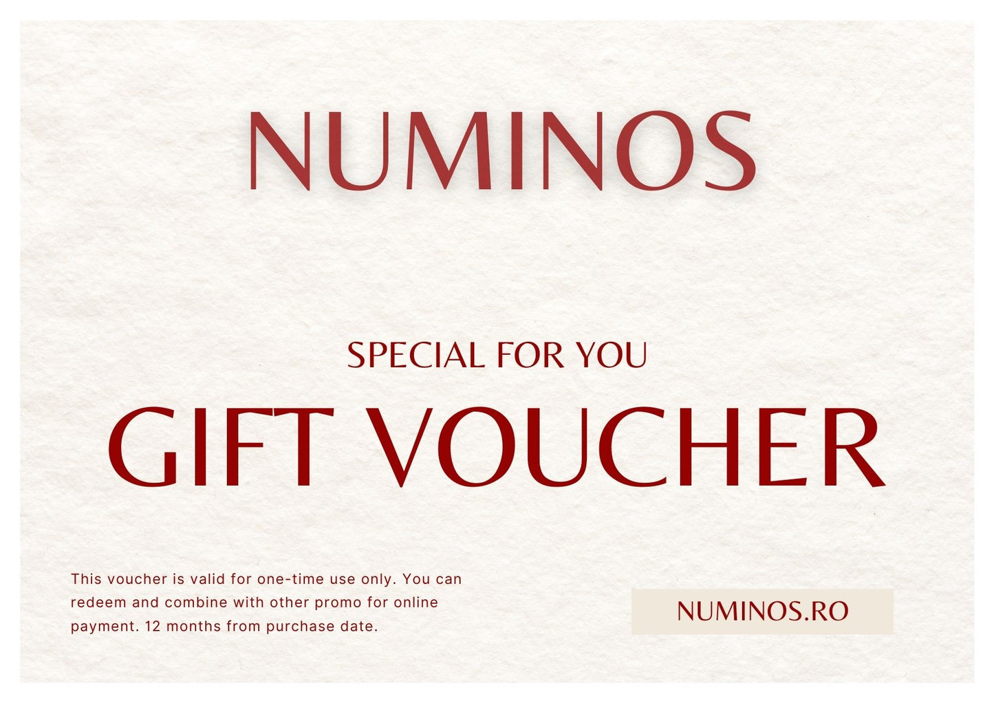 Card cadou Numinos