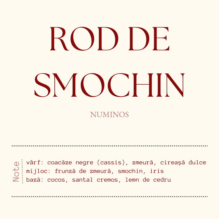 Rod de smochin - lumânare parfumatǎ