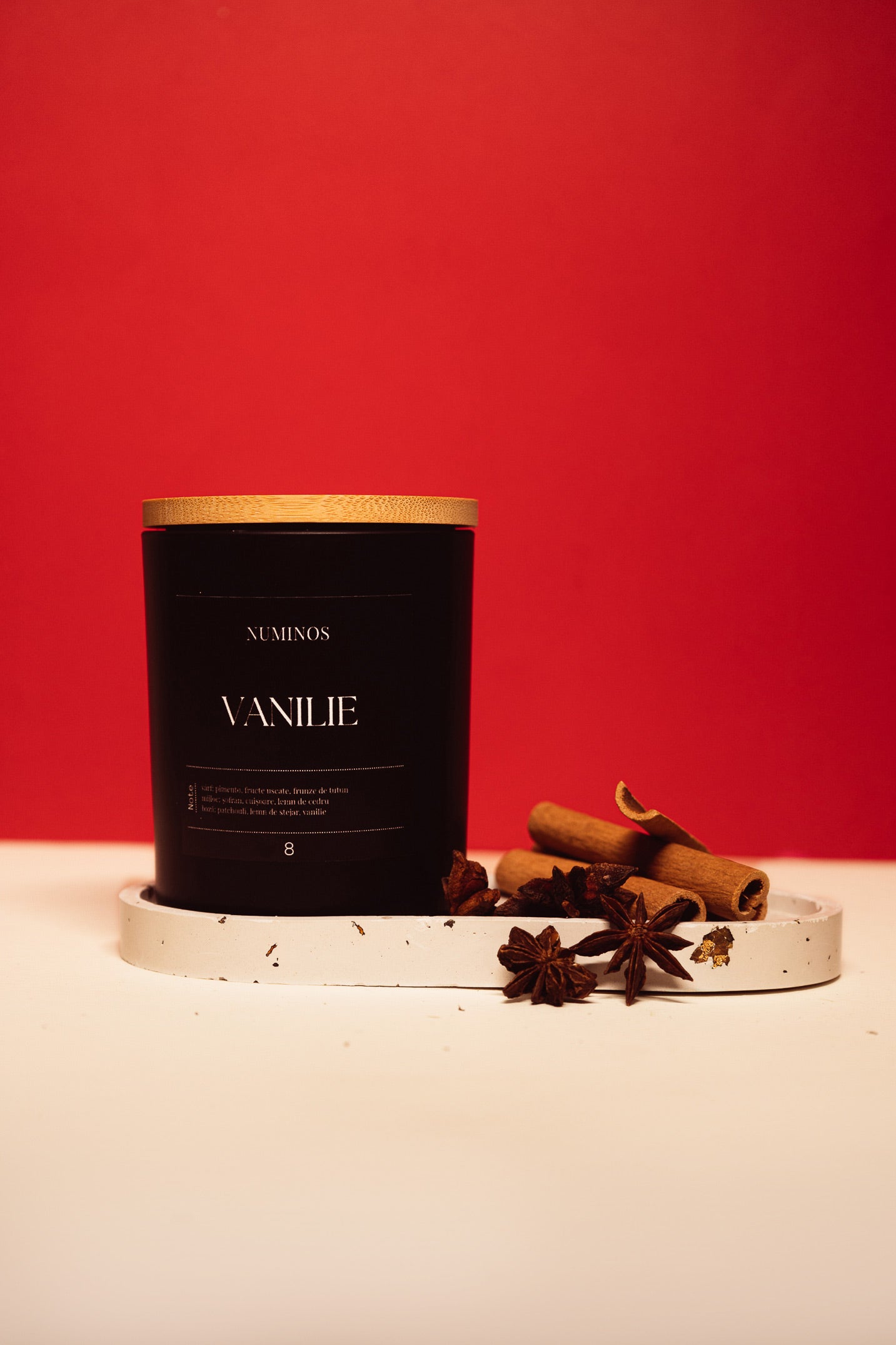 Vanilie - lumânare parfumatǎ