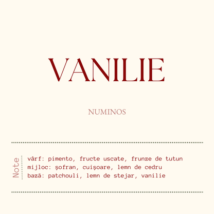 Vanilie - lumânare parfumatǎ