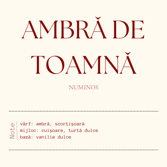 Ambrǎ de toamnǎ - lumânare parfumatǎ