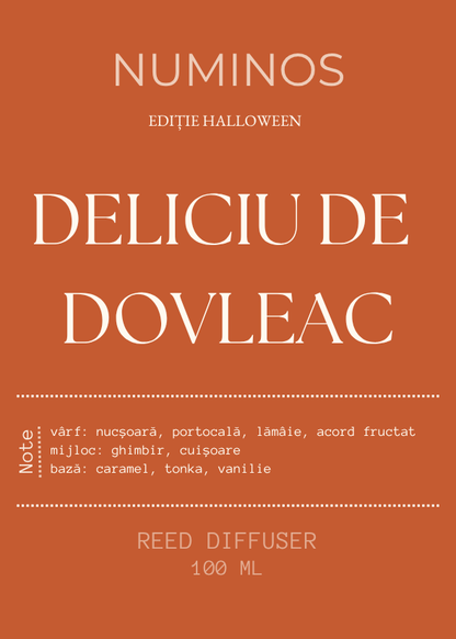 Deliciu de dovleac- Difuzor cu bete, Editie Halloween