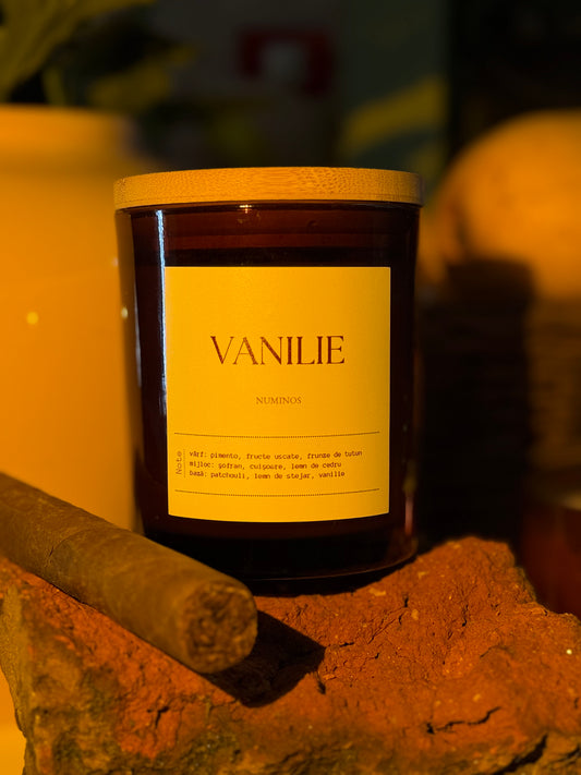 Vanilie - lumânare parfumatǎ
