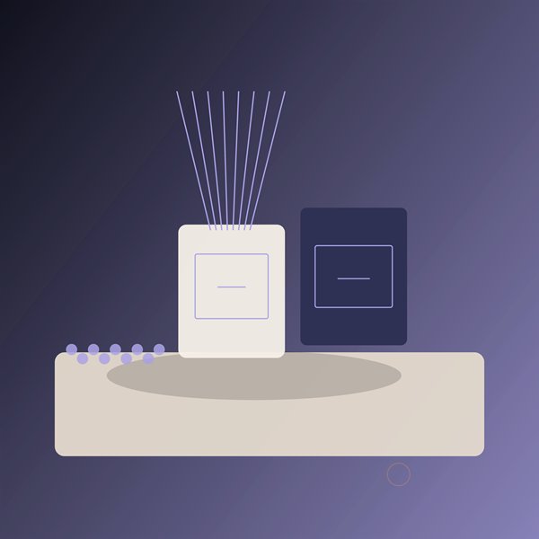 Difuzor cu bețe Numinos Luminos - Hyacinth - imagine produs optimizată 600x600 pentru magazin Numinos București, difuzoare cu bețe